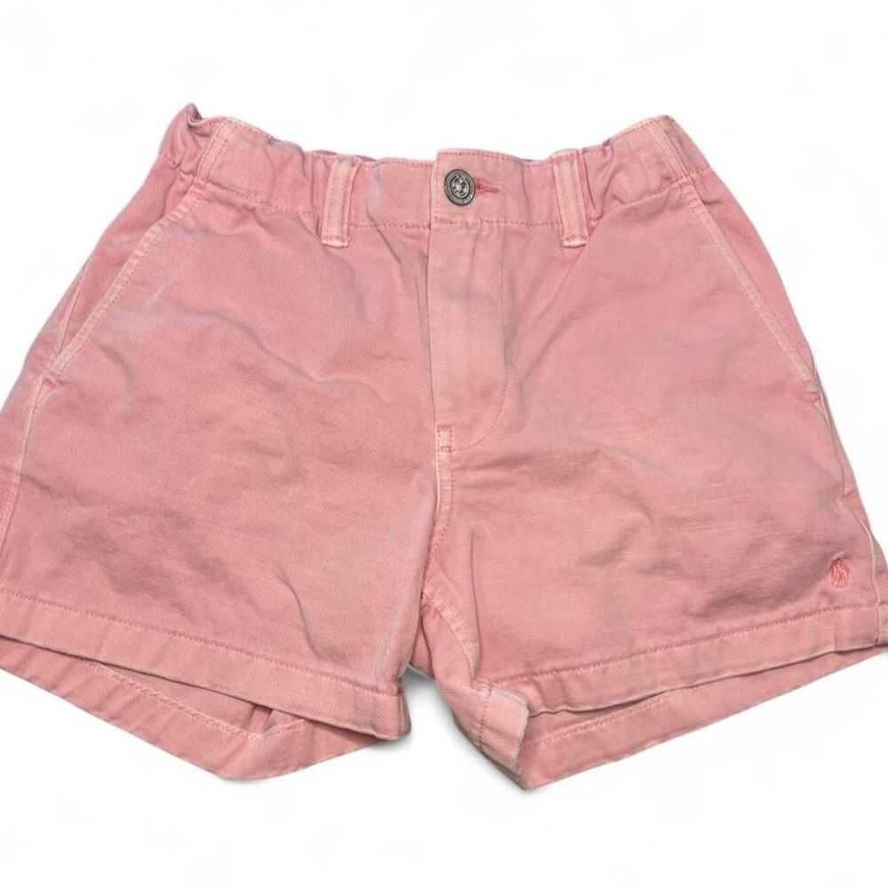 Polo Ralph Lauren Girls Pink Cotton Chino Shorts Size 10 Pastel Preppy
